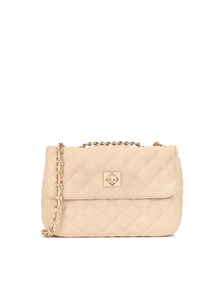 Pikowana torebka z miękkiej skóry