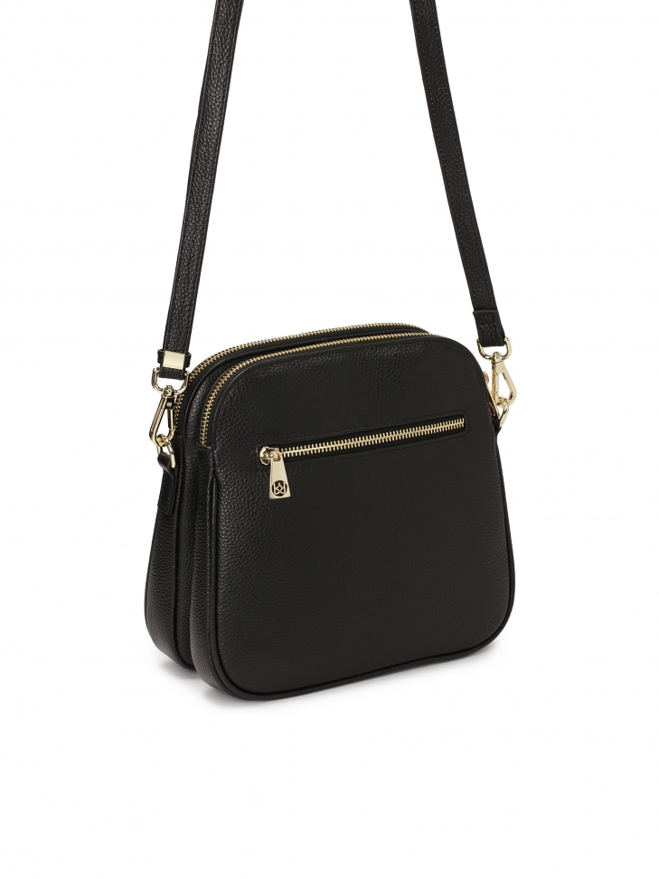 Skórzana torebka listonoszka z monogramem