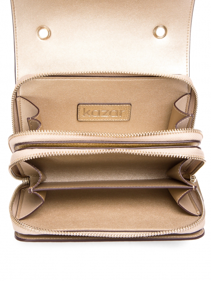 Złota torebka damska