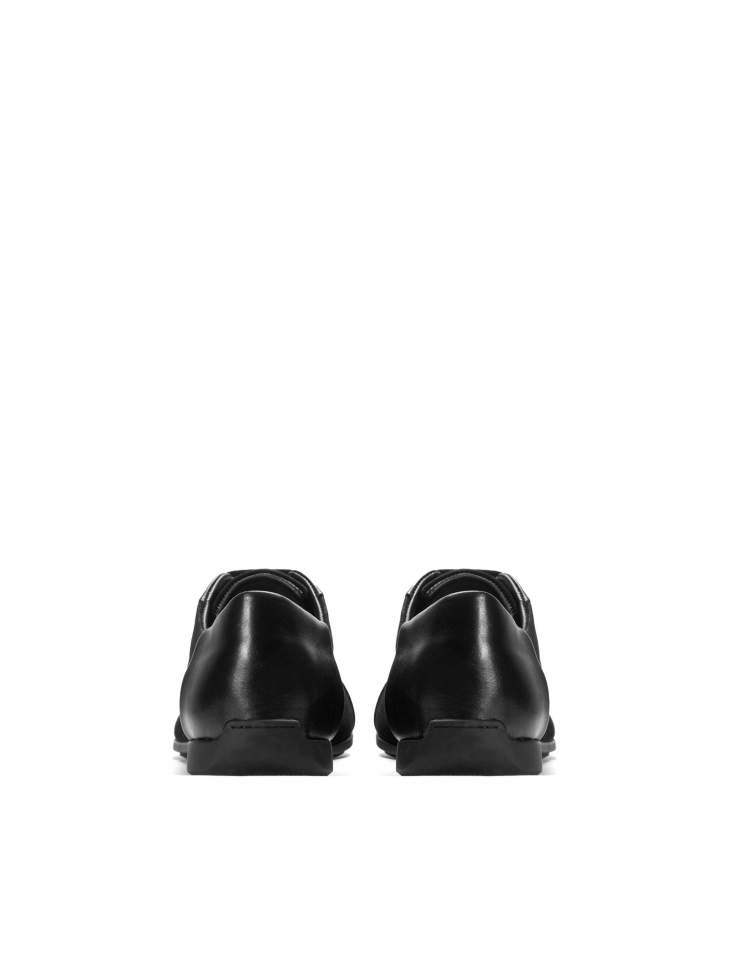 Czarne półbuty męskie