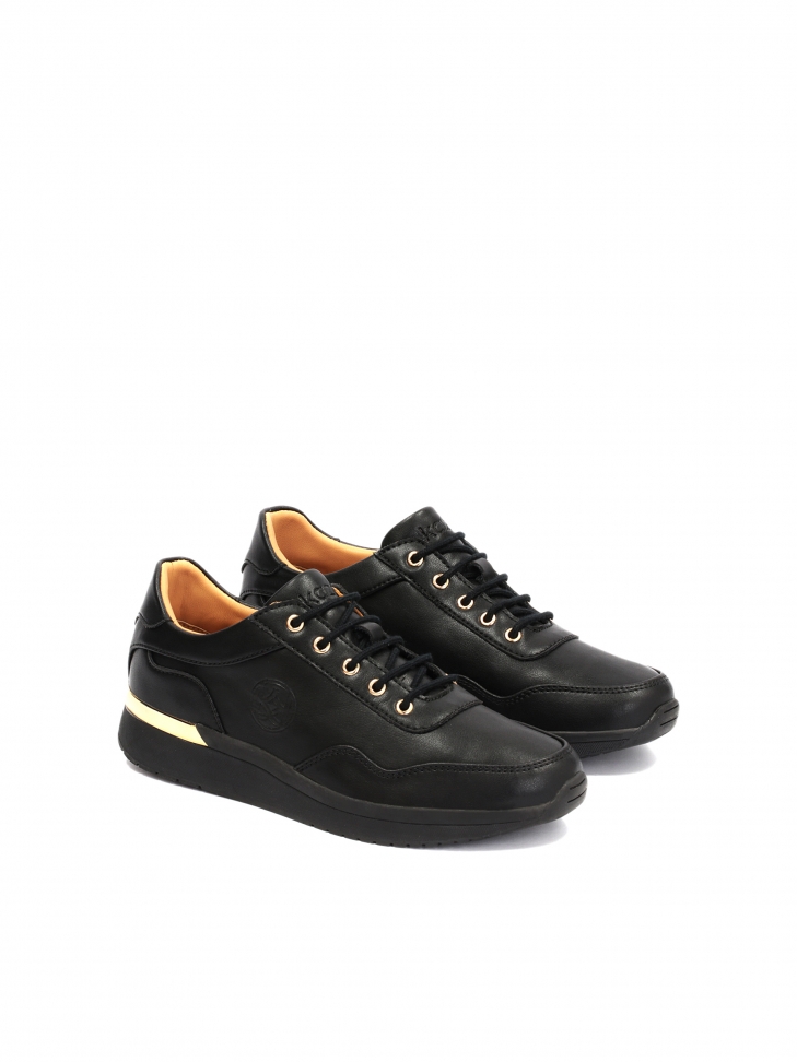 Skórzane sneakersy damskie w miejskim stylu