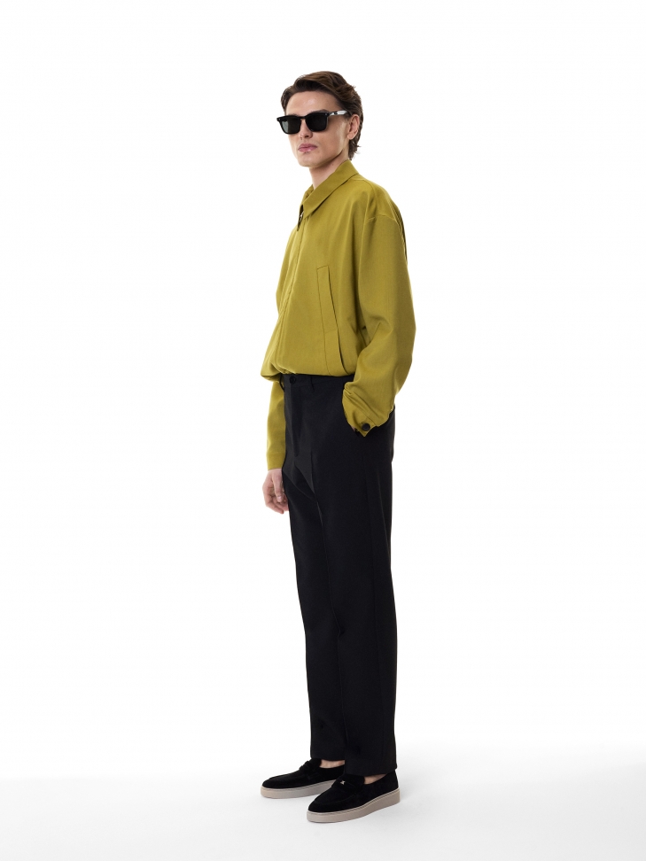 Czarne klasyczne męskie okulary z polaryzacją