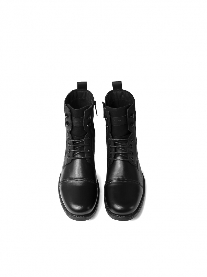 Czarne trzewiki męskie