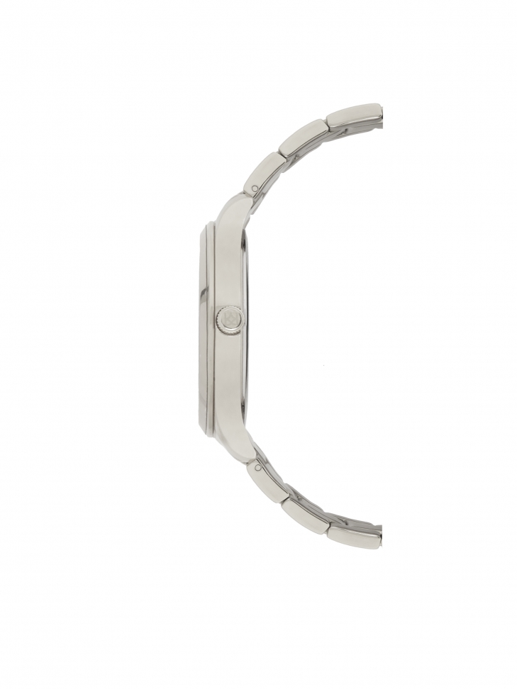 Zegarek na bransolecie z yształkami na tarczy