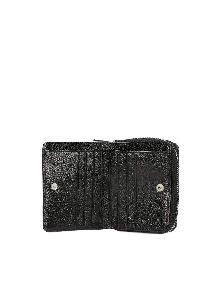 Czarny portfel damski