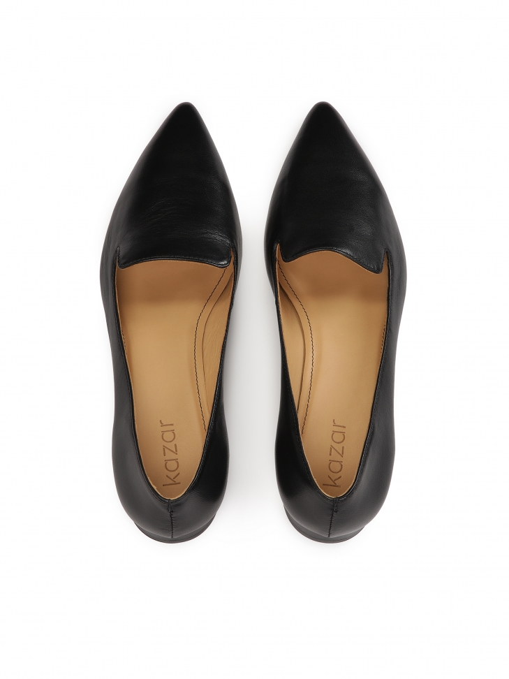 Czółenka typu lordsy na niskim obcasie