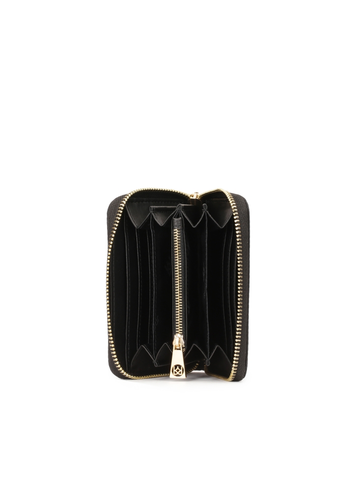 Mały portfel z tkaniny w monogramy KAZAR