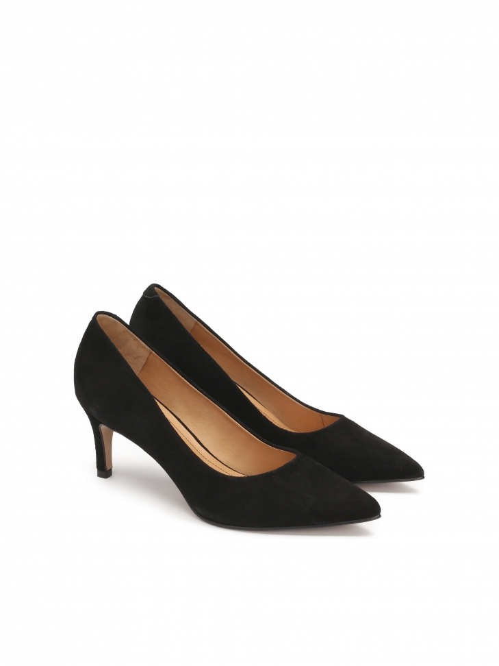 Zamszowe czółenka minimal