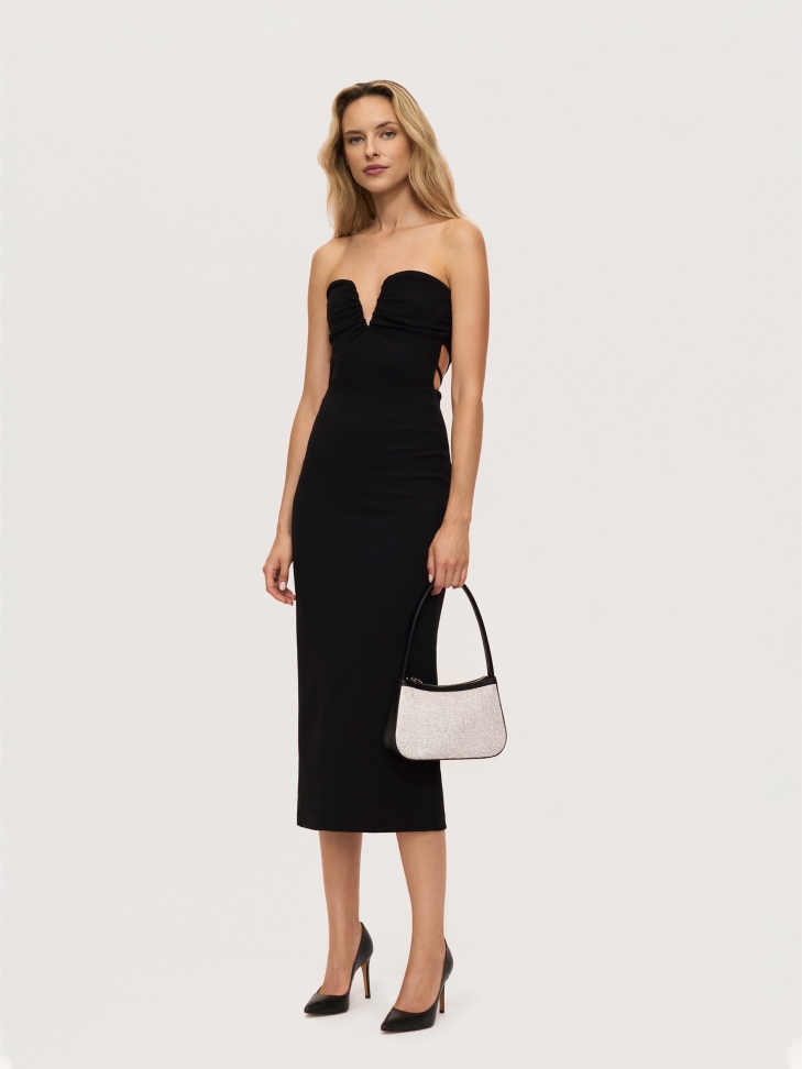 Czarne czółenka damskie na obcasie 10 cm