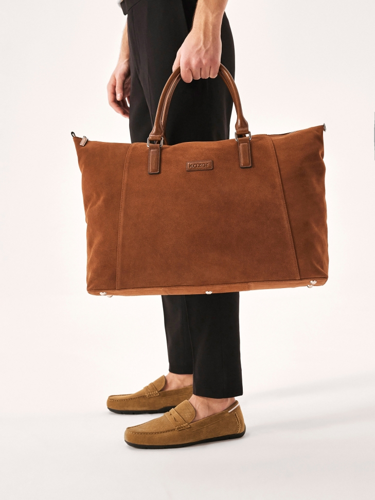 Zamszowe mokasyny na wygodnej podeszwie