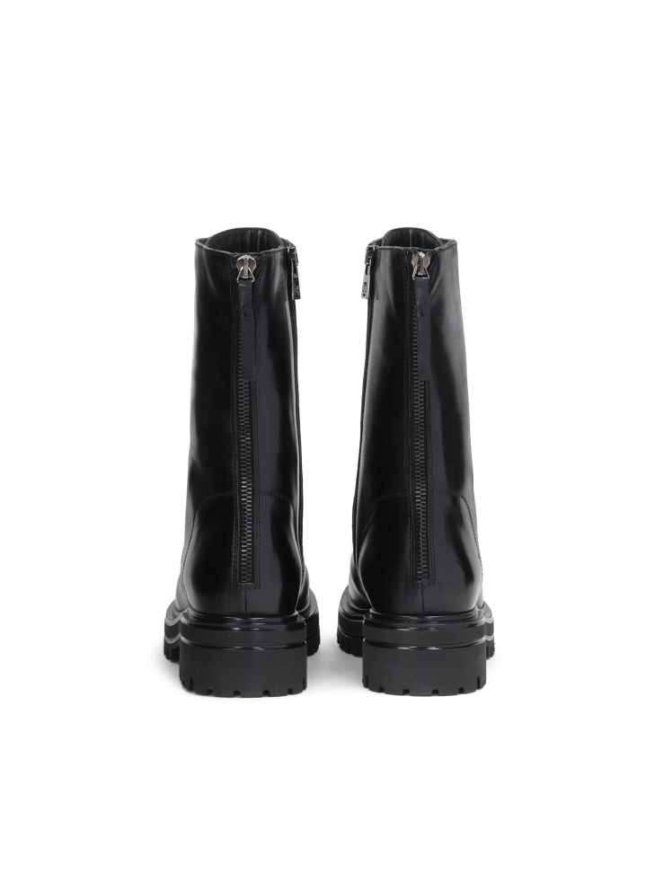 Czarne trzewiki damskie