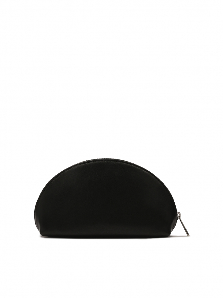 Czarna kosmetyczka z monogramem KAZAR