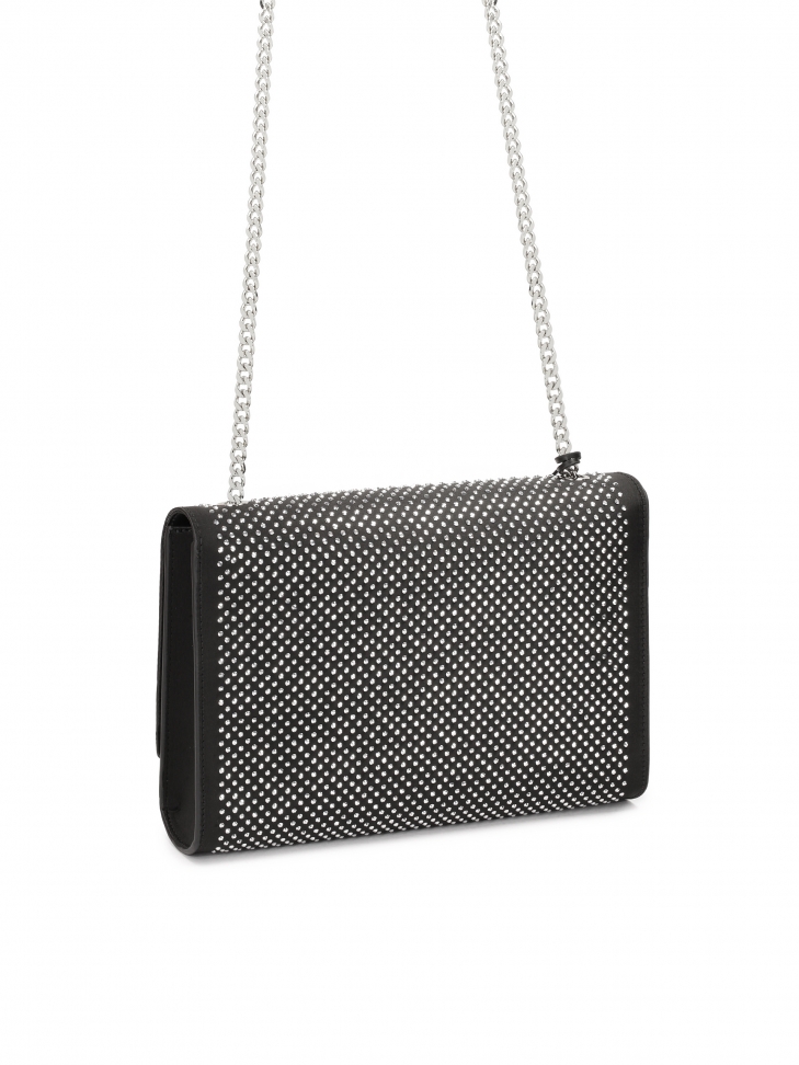 Torebka na łańcuchu z błyszczącymi yształkami
