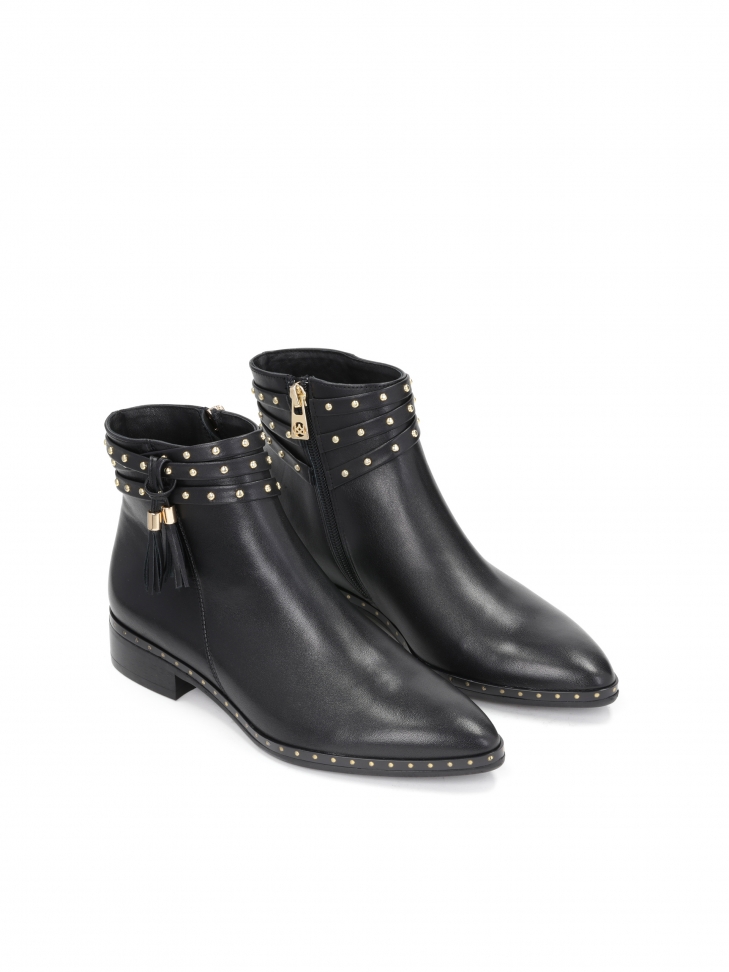 Czarne botki damskie