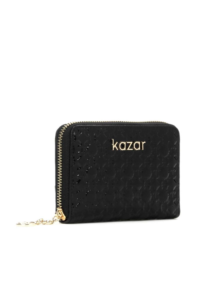 Czarny portfel damski