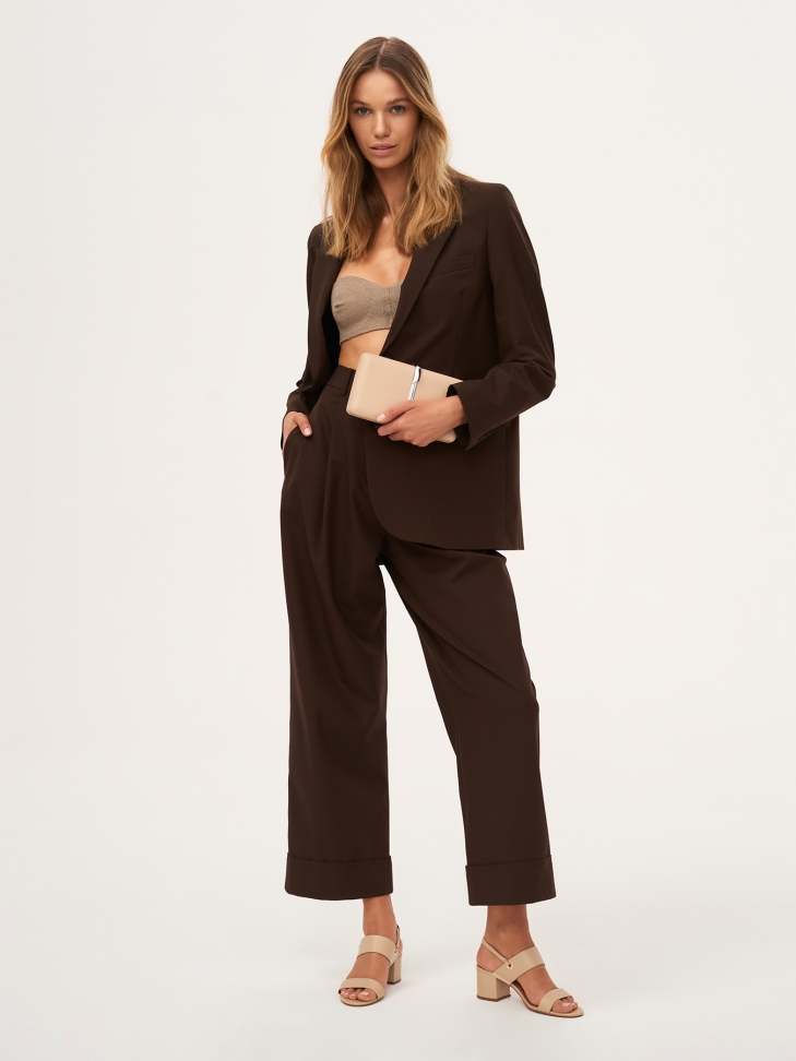 Beżowa kopertówka damska