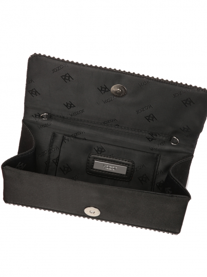 Błyszcząca sztywna torebka wieczorowa