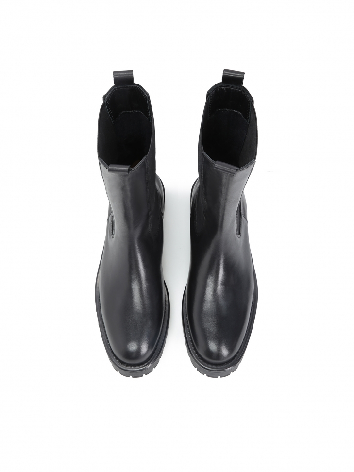 Czarne trzewiki damskie