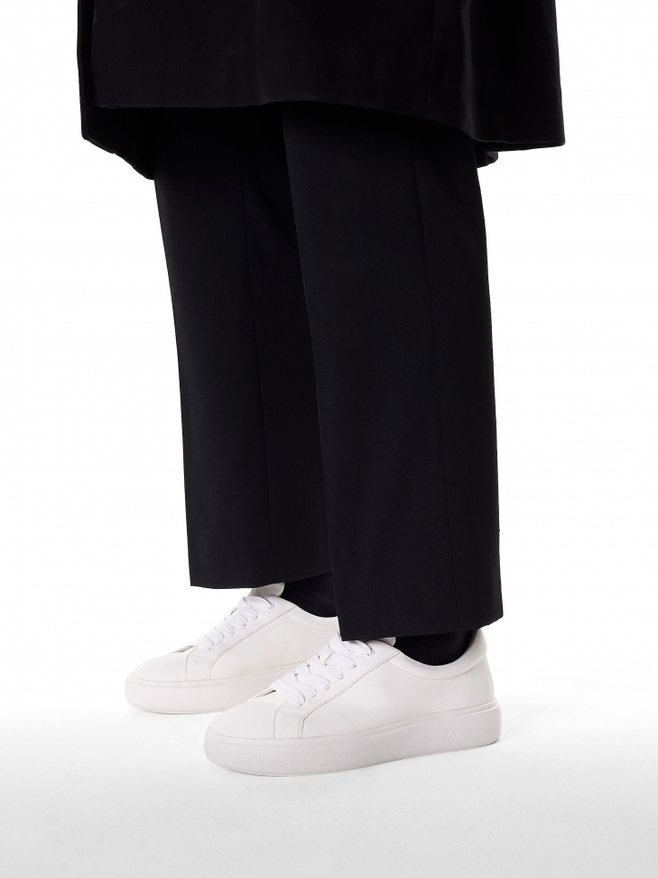 Skórzane męskie sneakersy