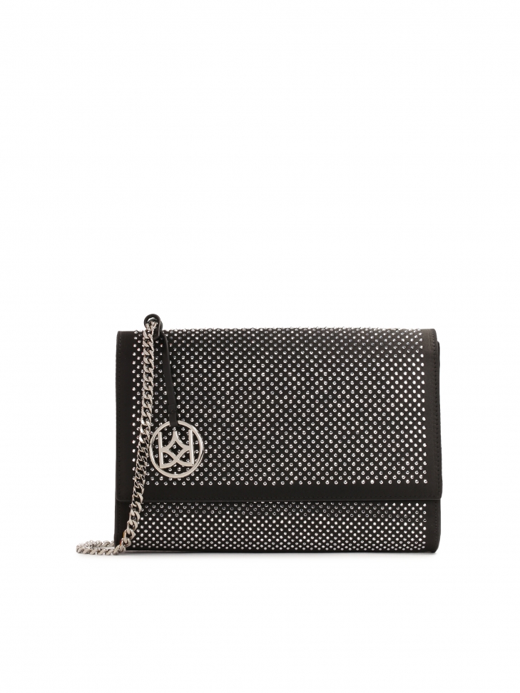 Torebka na łańcuchu z błyszczącymi yształkami