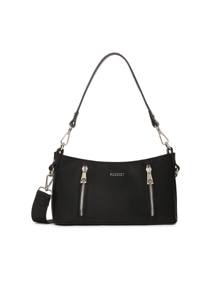 Mała tekstylna torebka na ramię