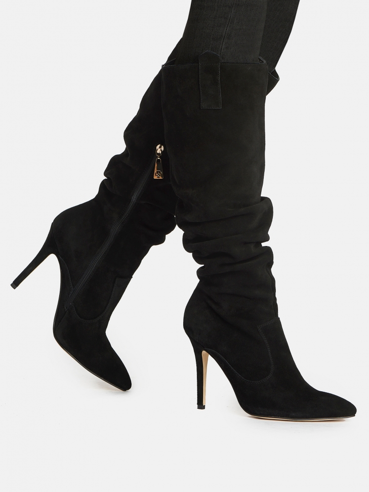 Czarne kozaki damskie