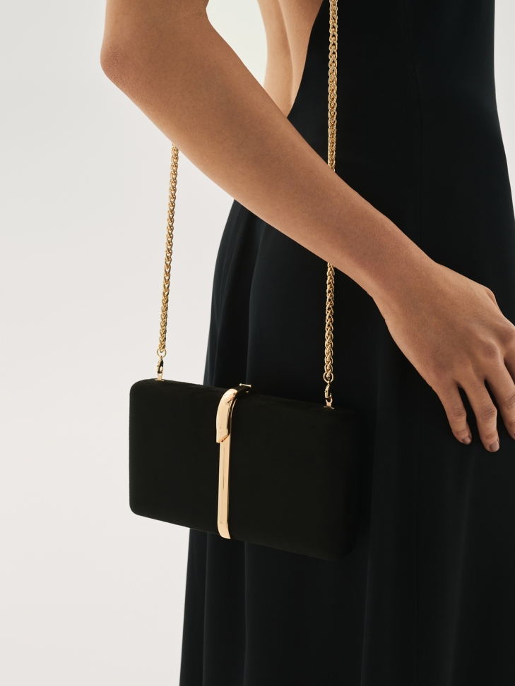 Czarna kopertówka damska