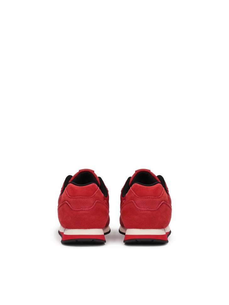 Czerwone sportowe sneakersy męskie