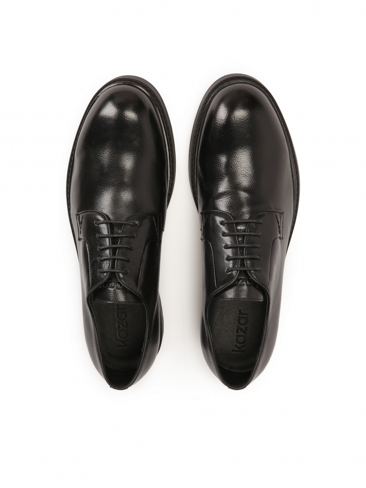 Czarne półbuty z otwartą przyszwą