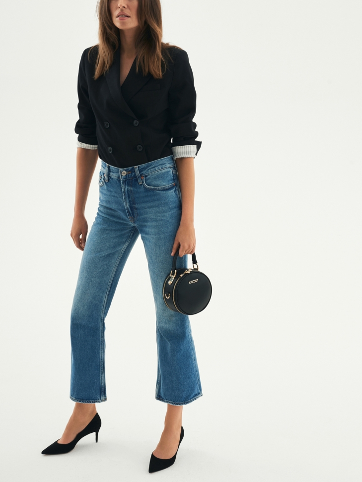 Czarne czółenka damskie