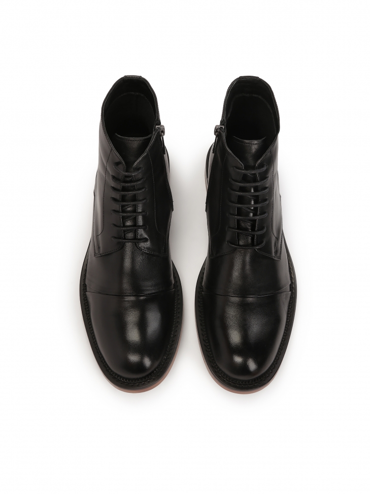 Eleganckie męskie trzewiki ze skóry