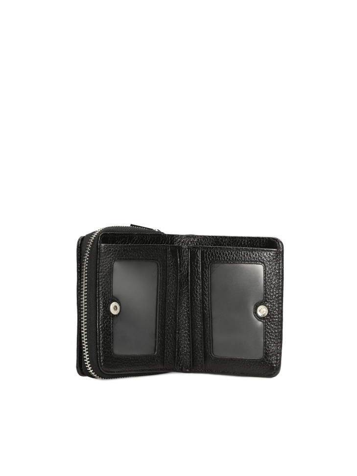 Czarny portfel damski