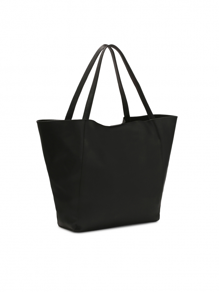 Duża skórzana torebka na ramię