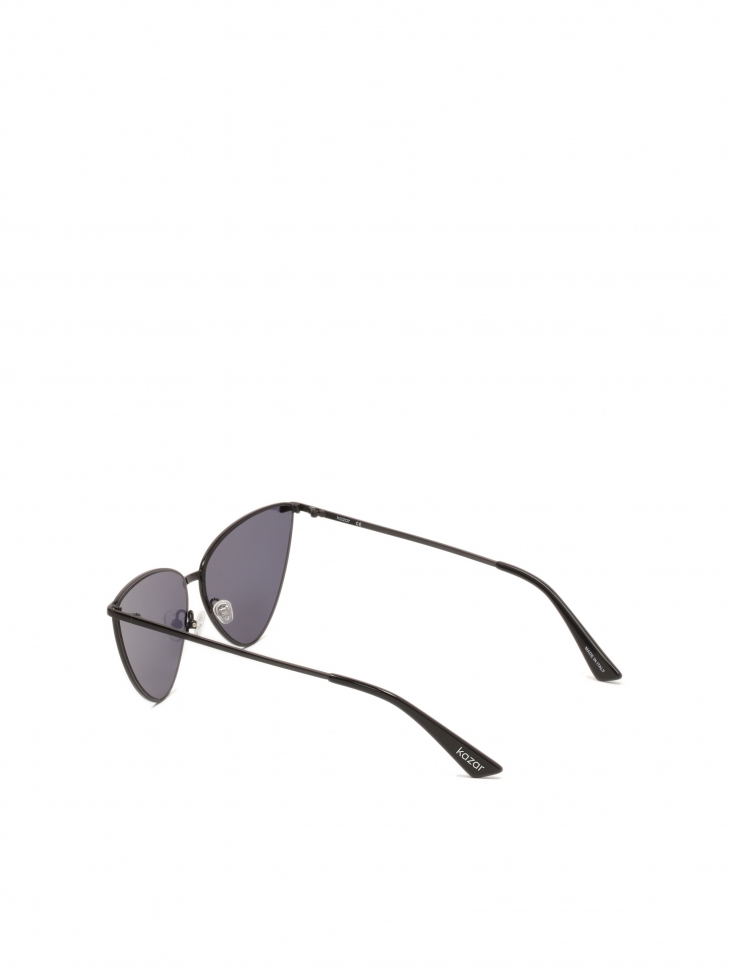 Czarne okulary z powłoką antyrefleksyjną