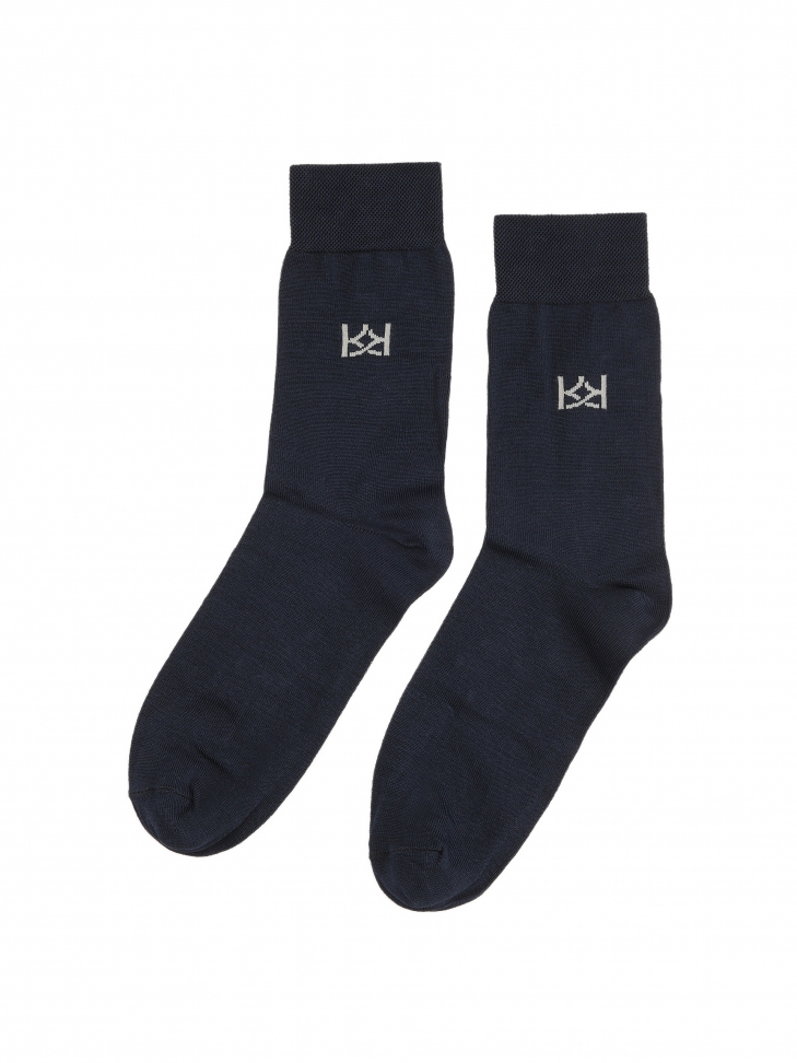 Skarpety męskie z merceryzowanej bawełny