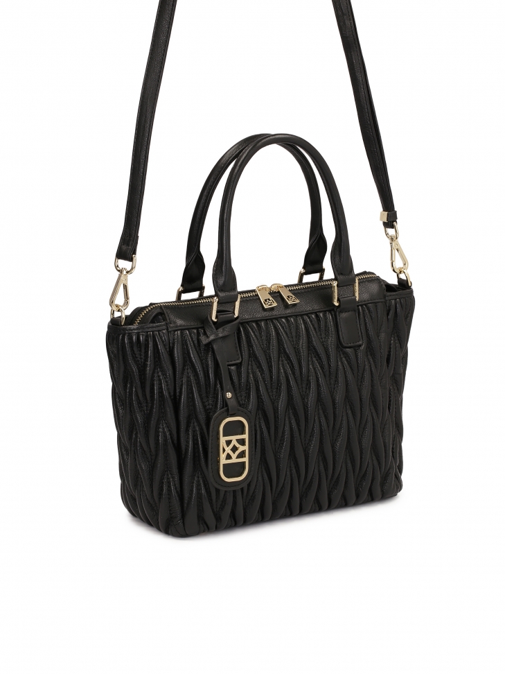 Elegancka torebka w pikowany finezyjny wzór