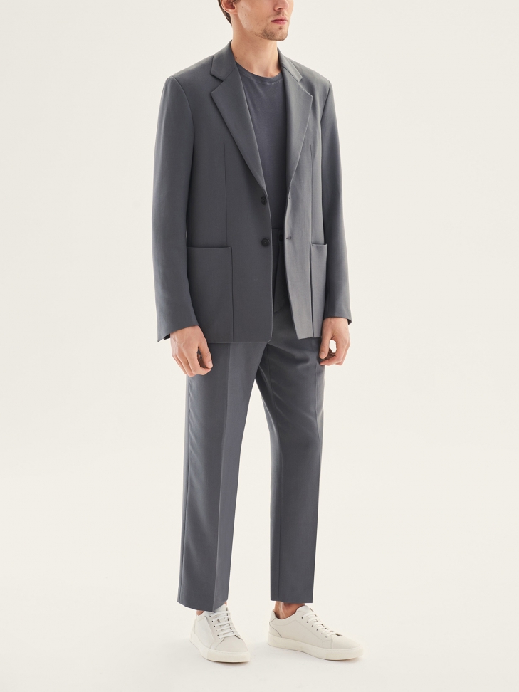 Minimalistyczne skórzane sneakersy męskie off-white