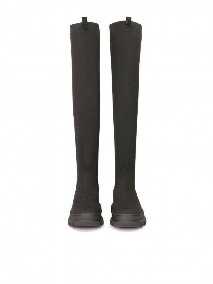 Elastyczne muszkieterki na prostej podeszwie