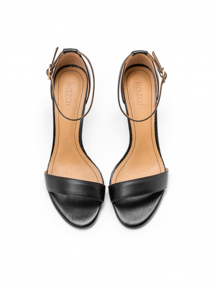 Czarne sandały damskie