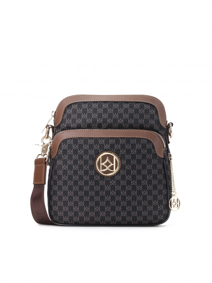 Tekstylna listonoszka damska w ciekawy wzór