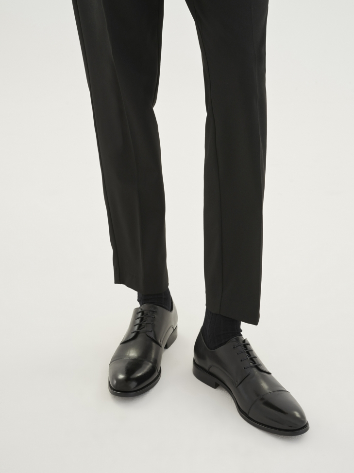 Czarne półbuty męskie