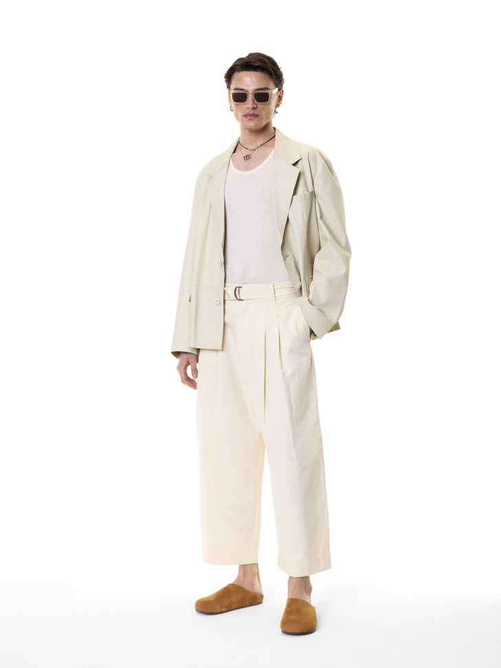 Transparentne męskie okulary z powłoką antyrefleksyjną