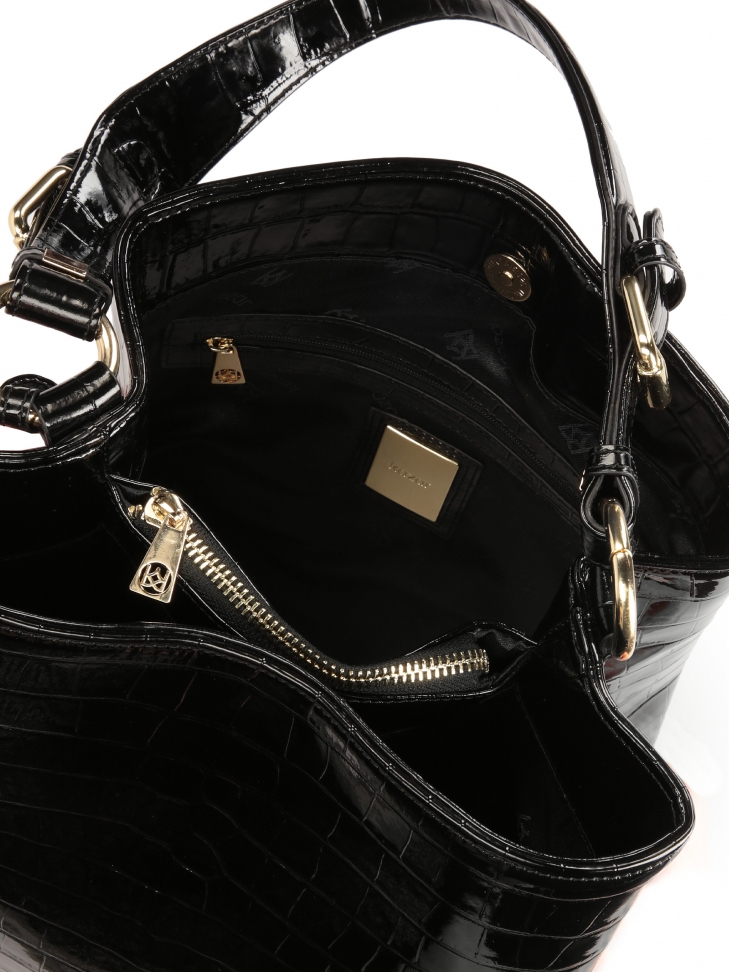 Elegancka torebka z tłoczonej skóry