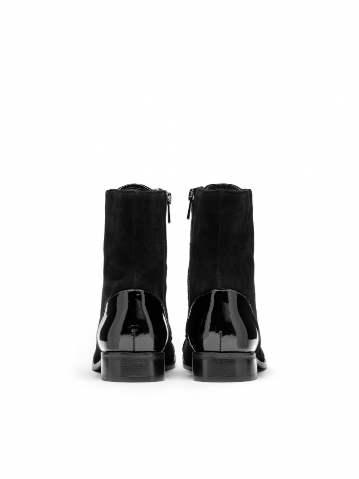 Czarne trzewiki damskie