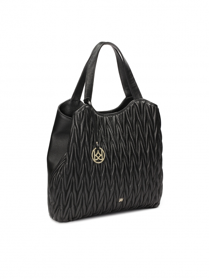 Szykowna torebka na ramię z pikowanym korpusem