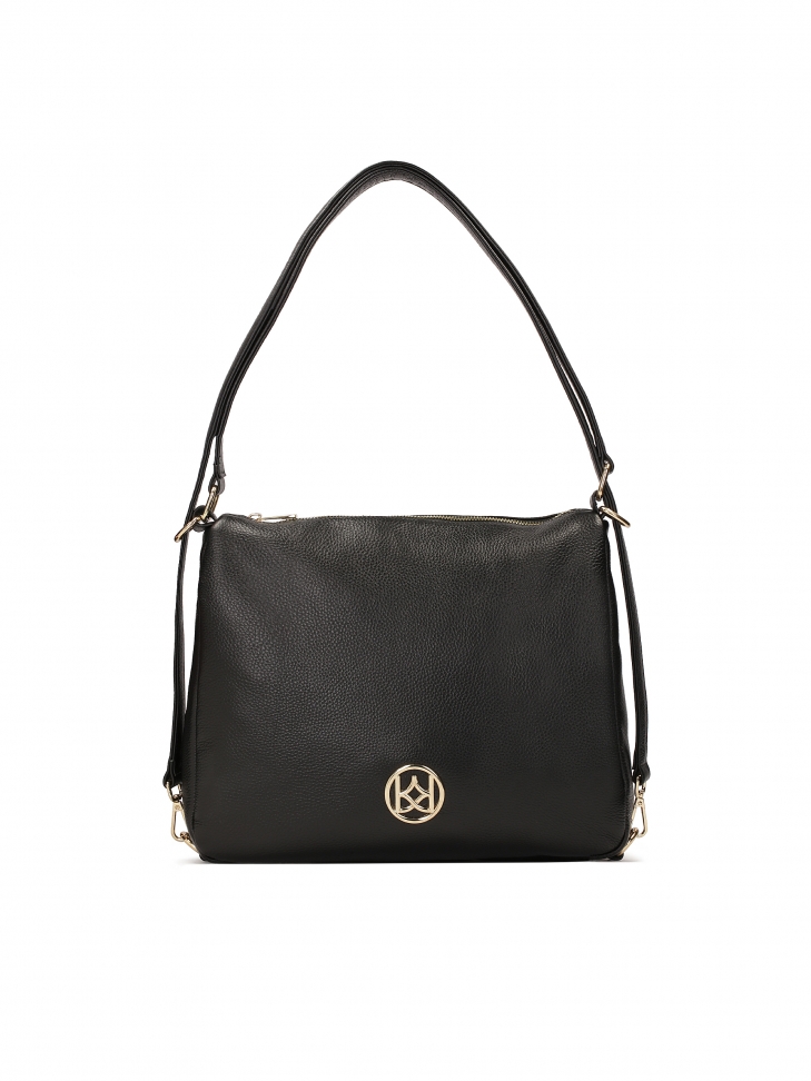 Duża czarna torebka na ramię