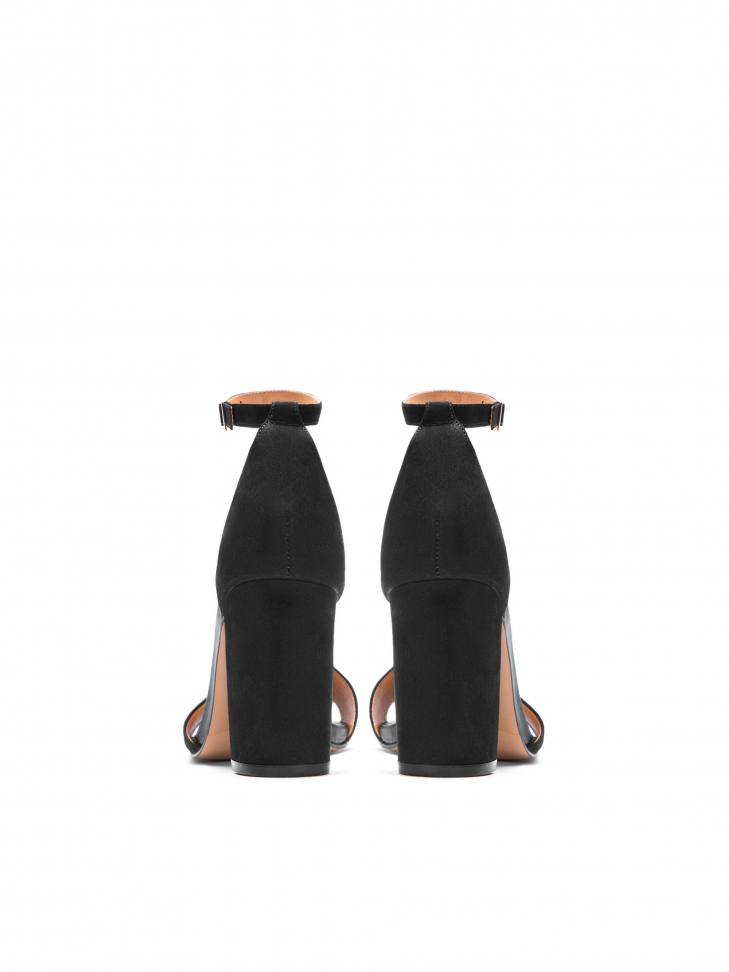 Czarne sandały damskie