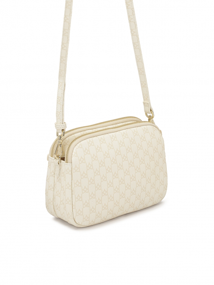 3-komorowa torebka z regulowanym paskiem