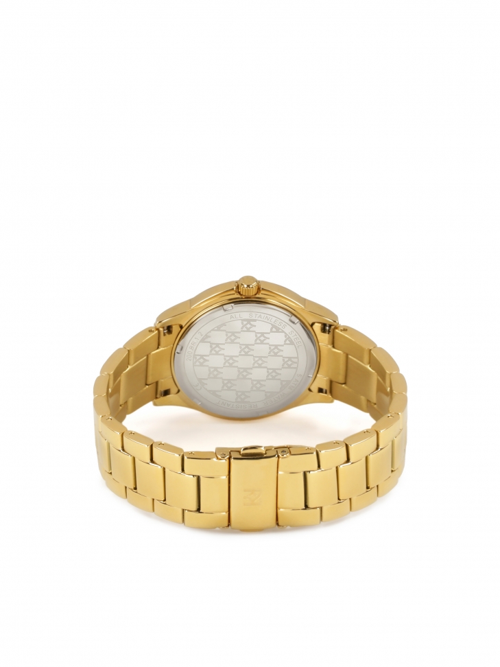 Złoty zegarek z yształkami