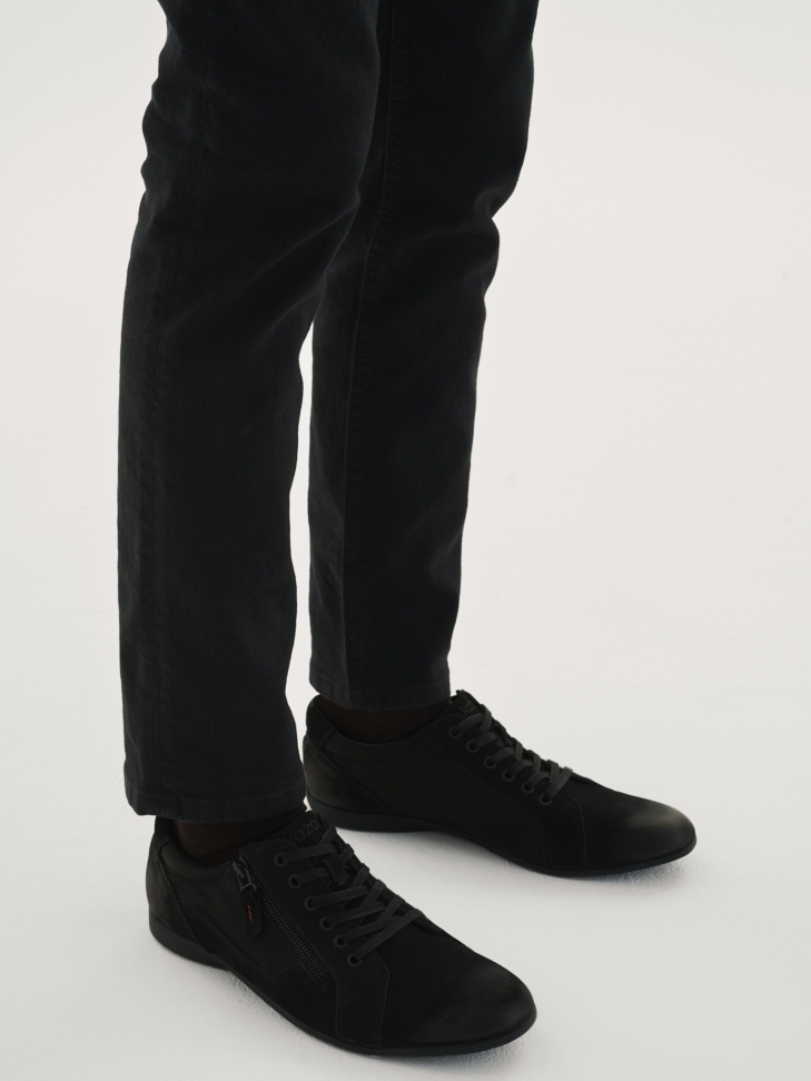 Czarne półbuty męskie